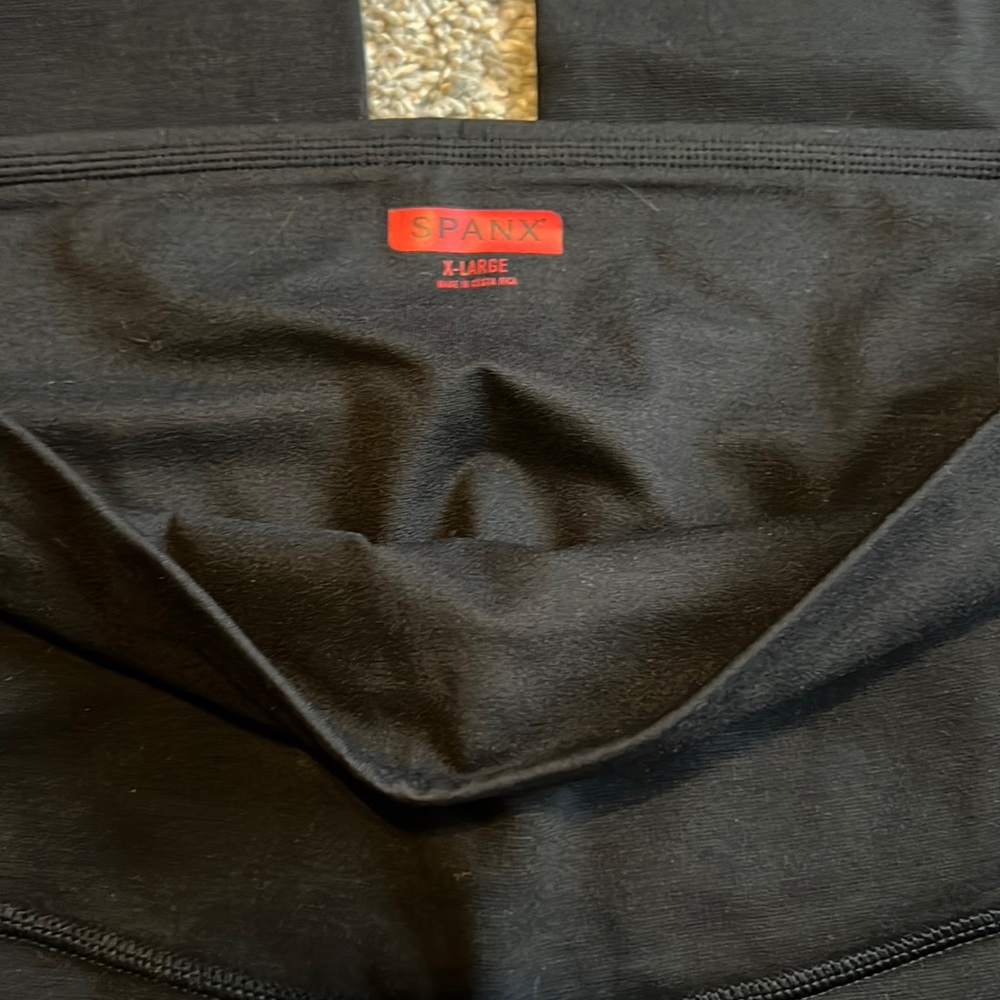 SPANX Black Boot Cut Pants